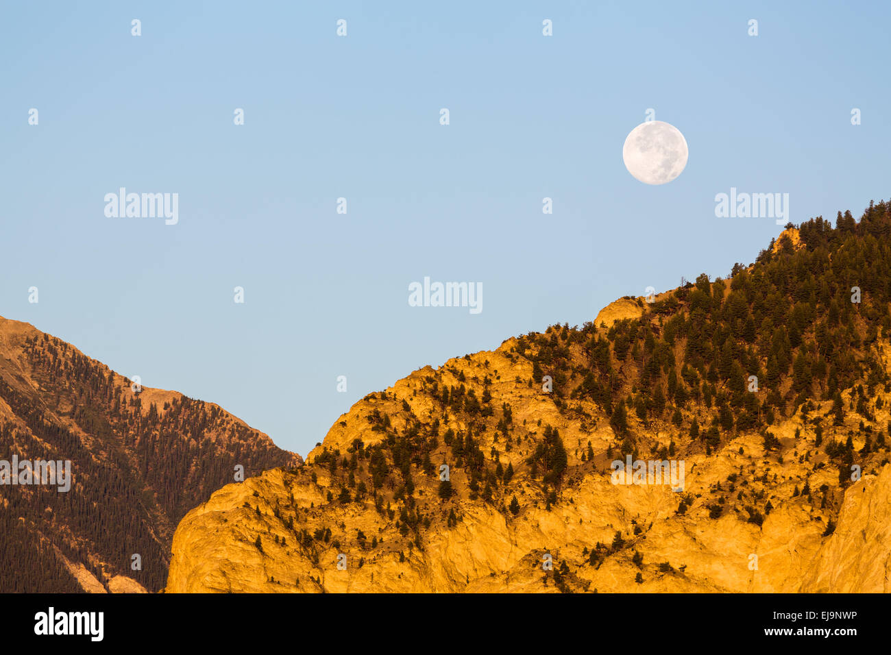 Chalk cliffs of Mt Princeton Colorado Stock Photo Alamy