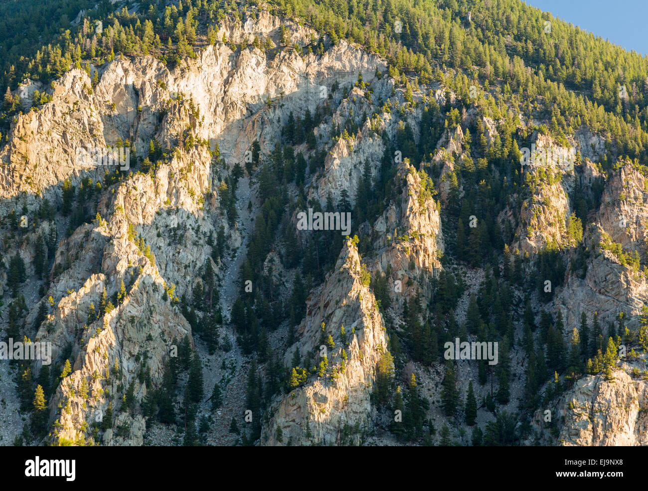 Chalk cliffs of Mt Princeton Colorado Stock Photo Alamy