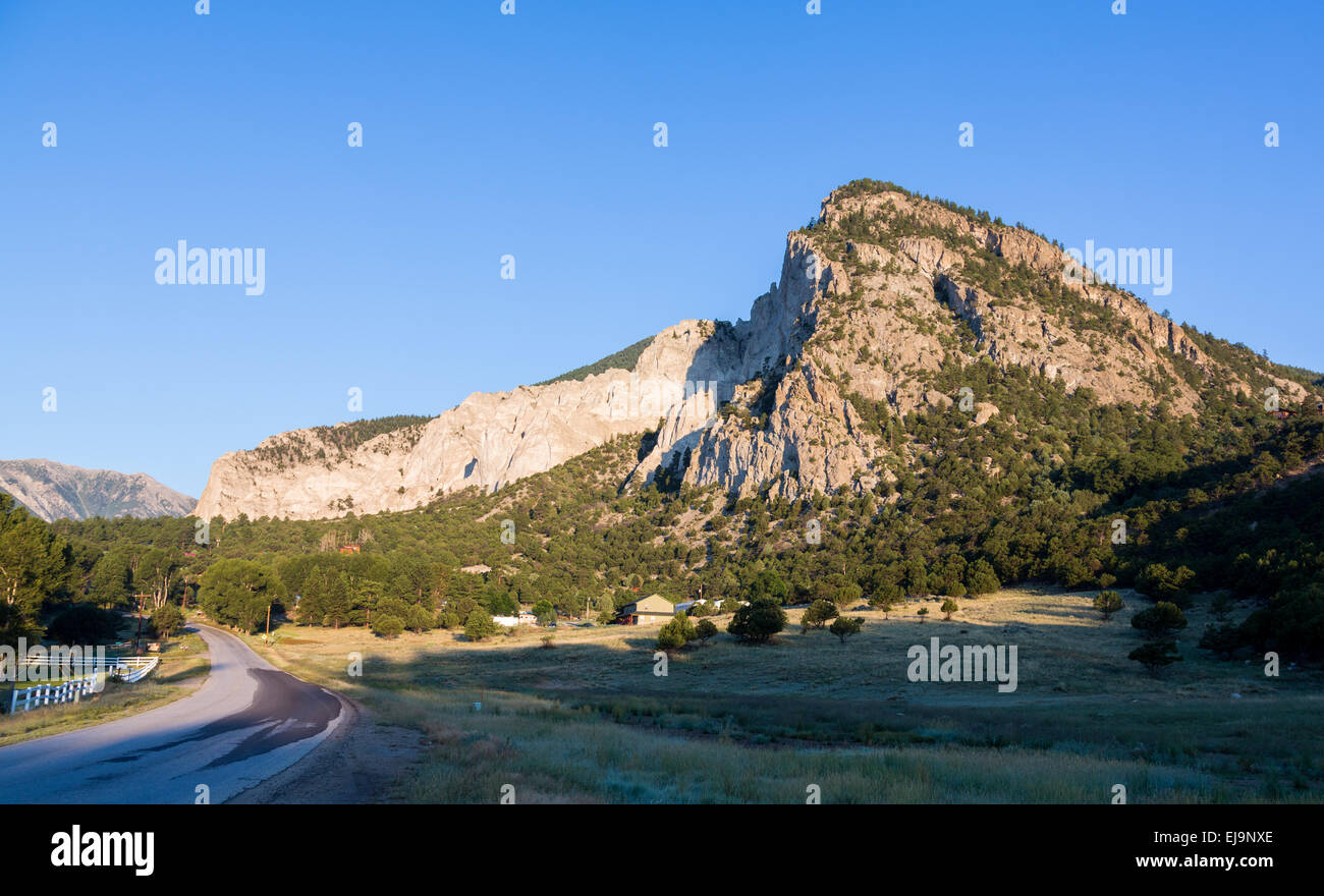 Chalk cliffs of Mt Princeton Colorado Stock Photo Alamy