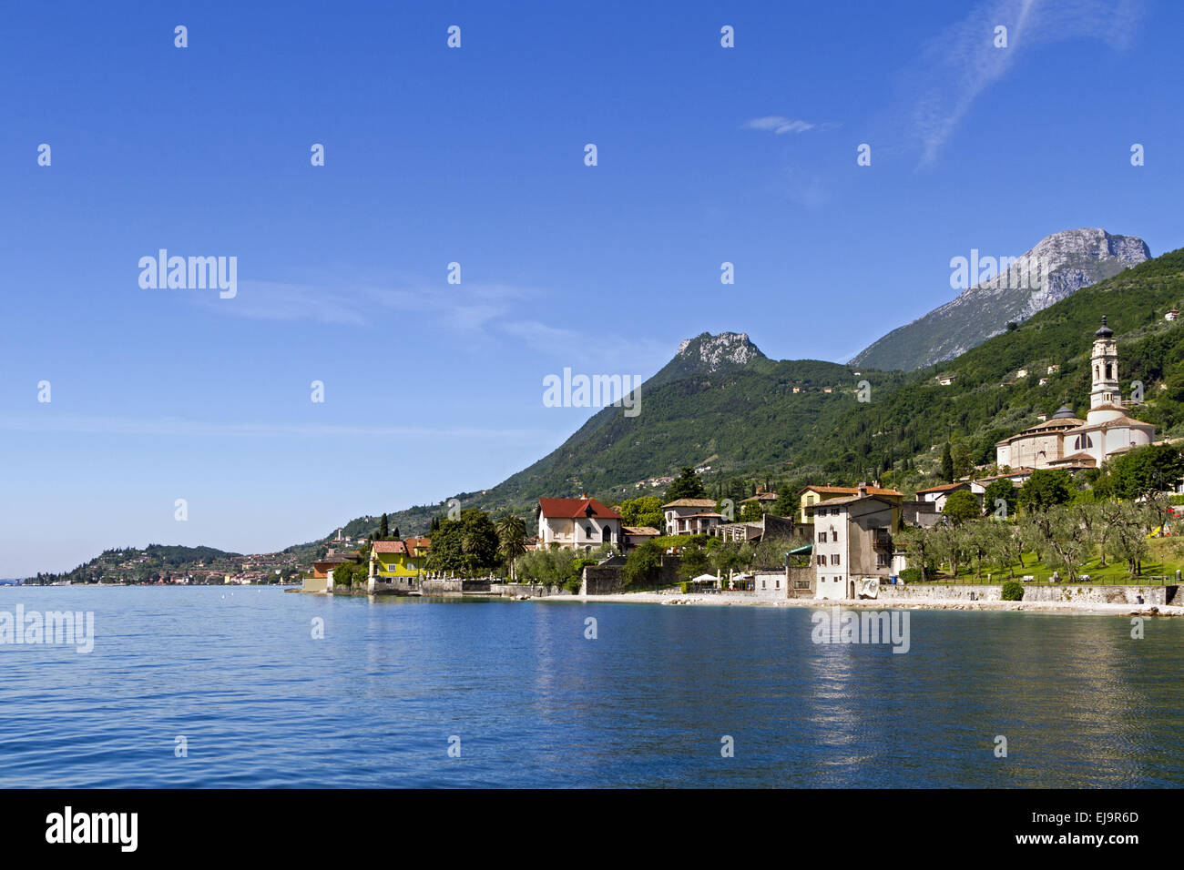 Gargnano on Lake Garda Stock Photo