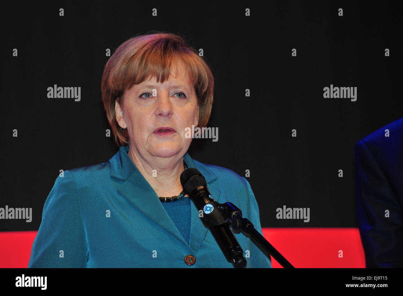 Kanzlerin Angela Merkel Stock Photo