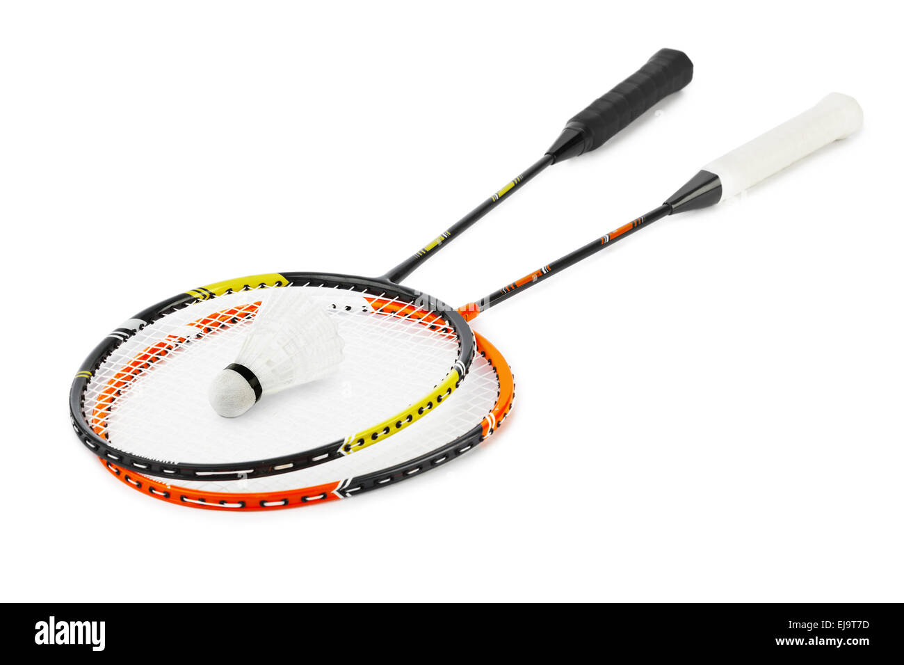 Badminton racket shuttlecock white hi-res stock photography and images -  Alamy