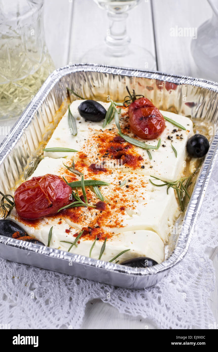 grilled feta cheese Stock Photo Alamy