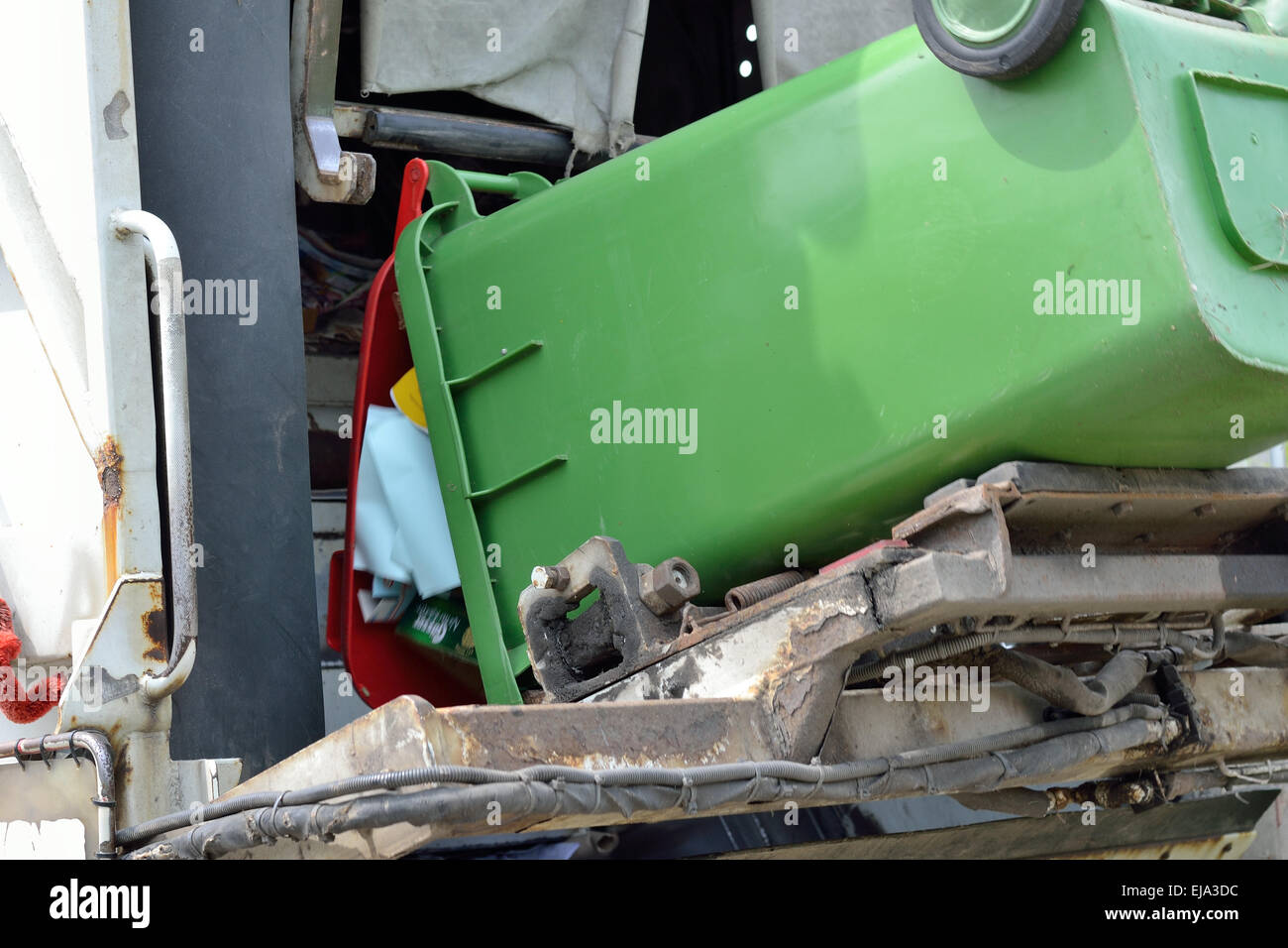 Waste paper is collected Stock Photo