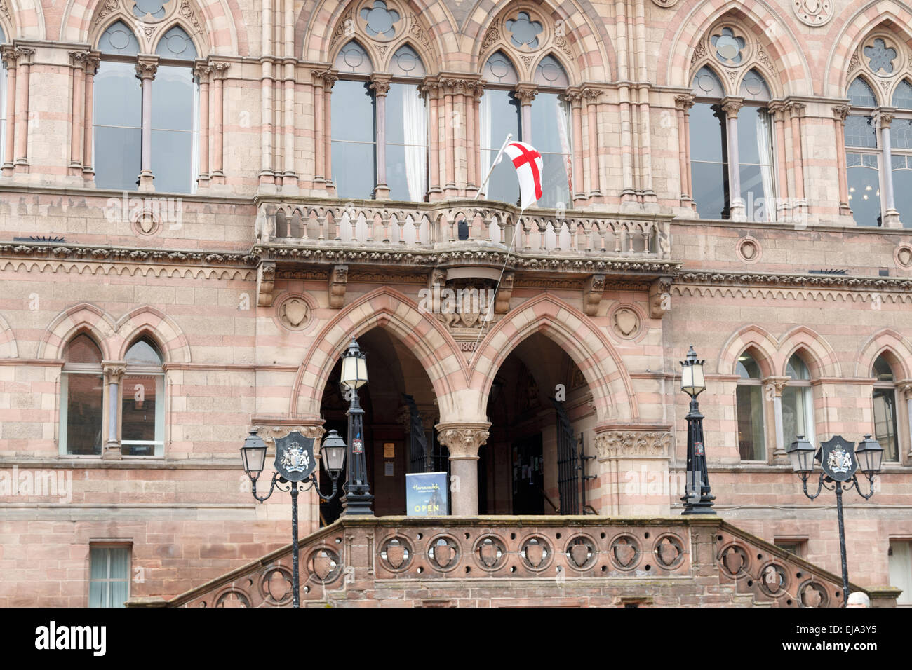 Chester town hall entrance Stock Photo Alamy
