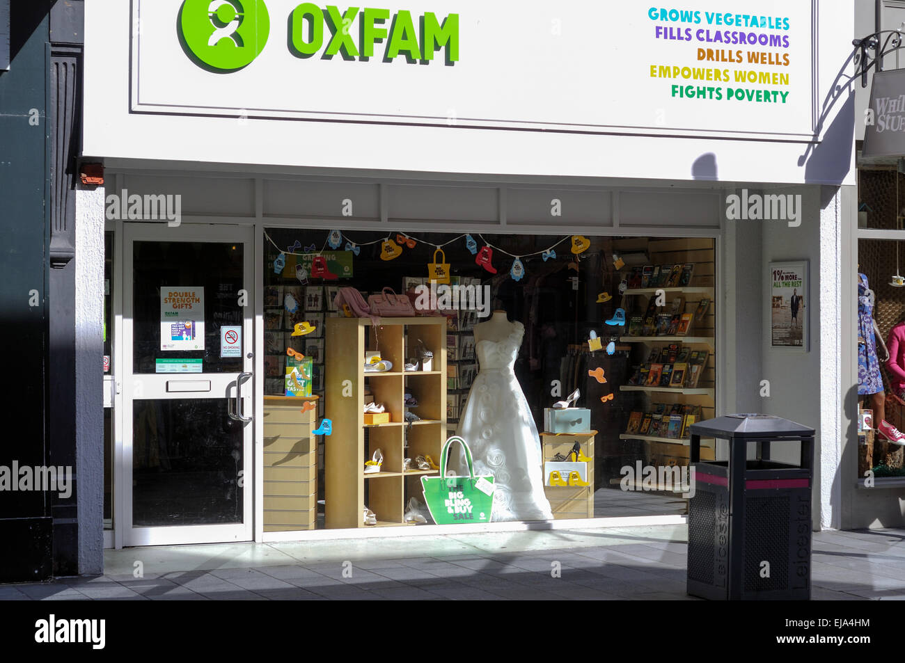 Oxfam Charity Shop ,Leicester Stock Photo Alamy