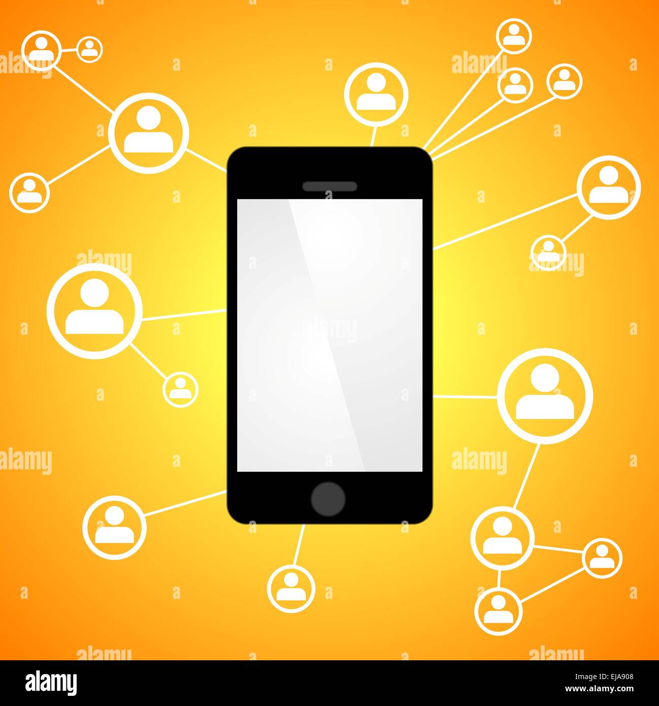 Bright communication background Stock Photo - Alamy