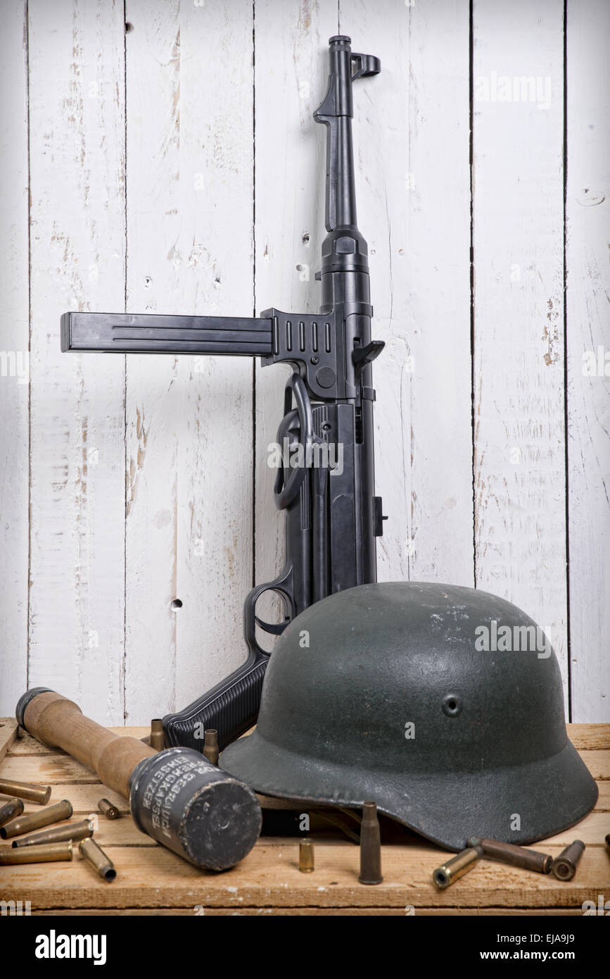 different German equipment of World War II Stock Photo Alamy