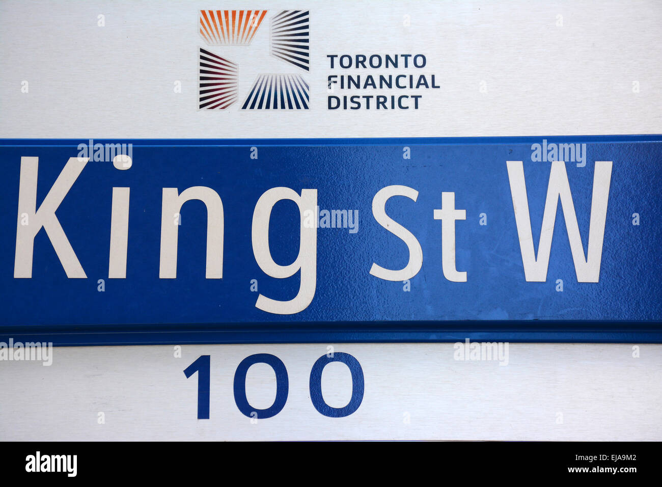 King street sign, Toronto, Canada Stock Photo Alamy