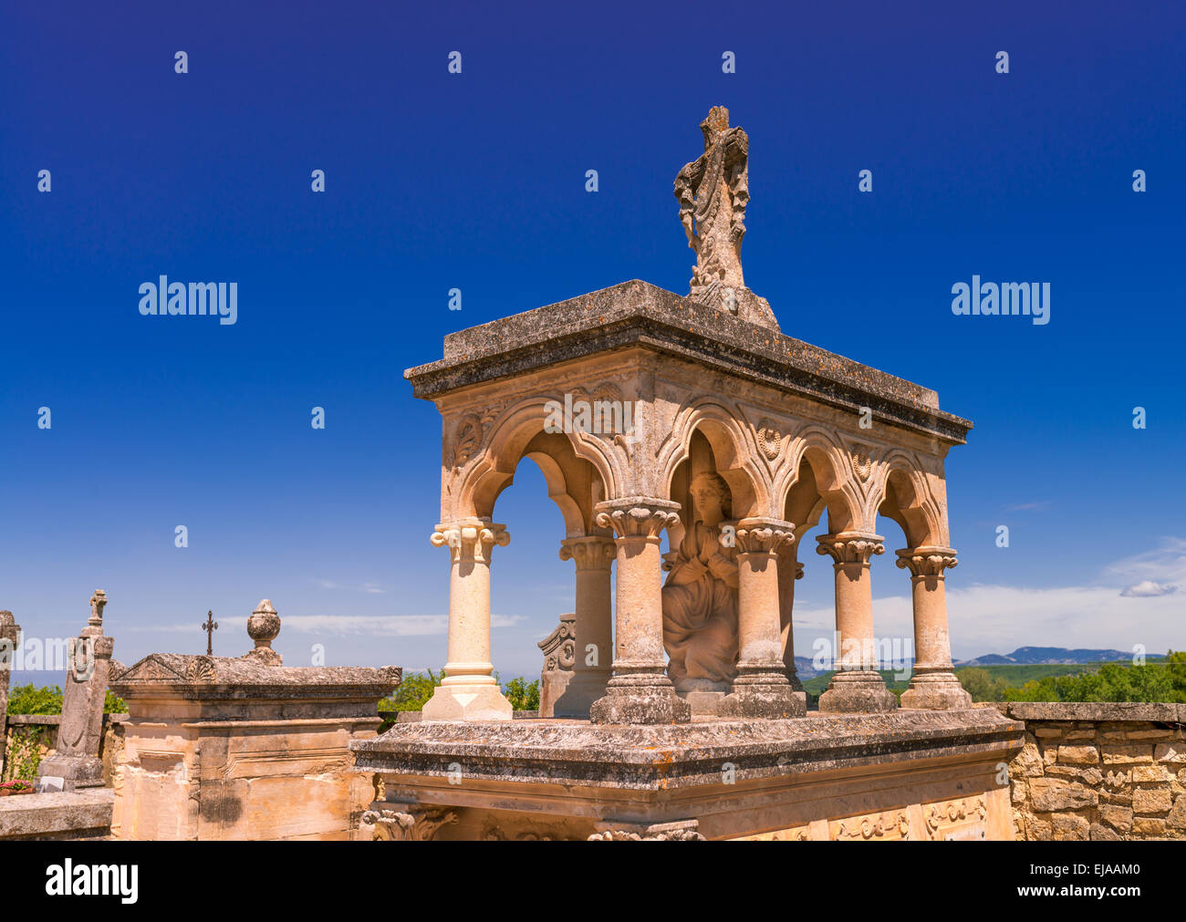 cemetery in Provence Stock Photo Alamy