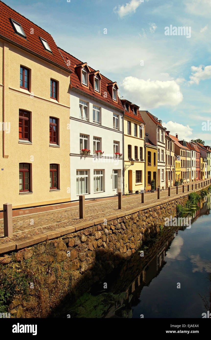 Old Apartment Building Wismar Germany Stock Photo