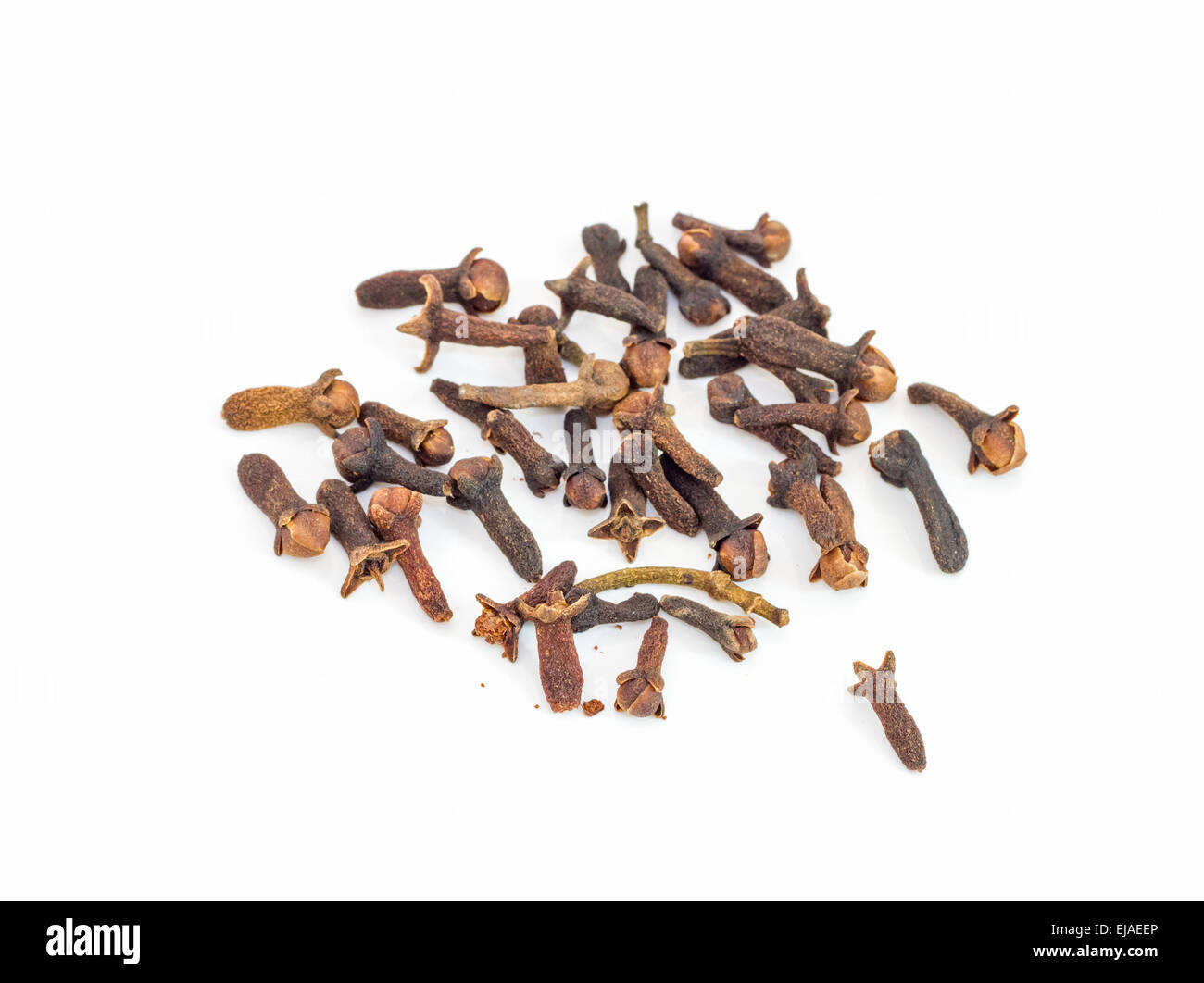 cloves against white background Stock Photo Alamy