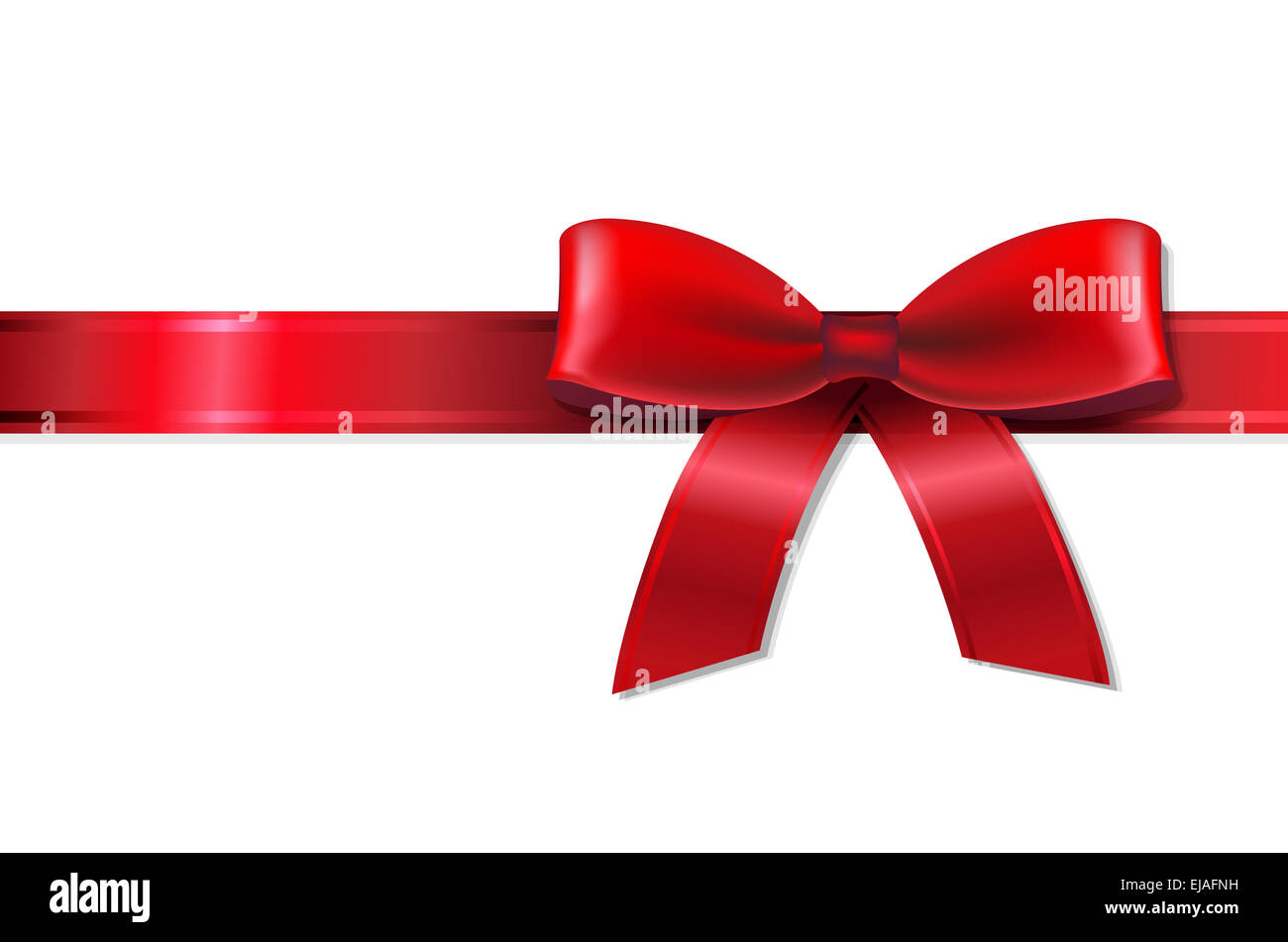 Red thin ribbon bow composition hi-res stock photography and images - Alamy