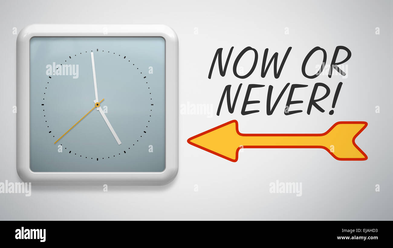 clock at the wall Stock Photo Alamy