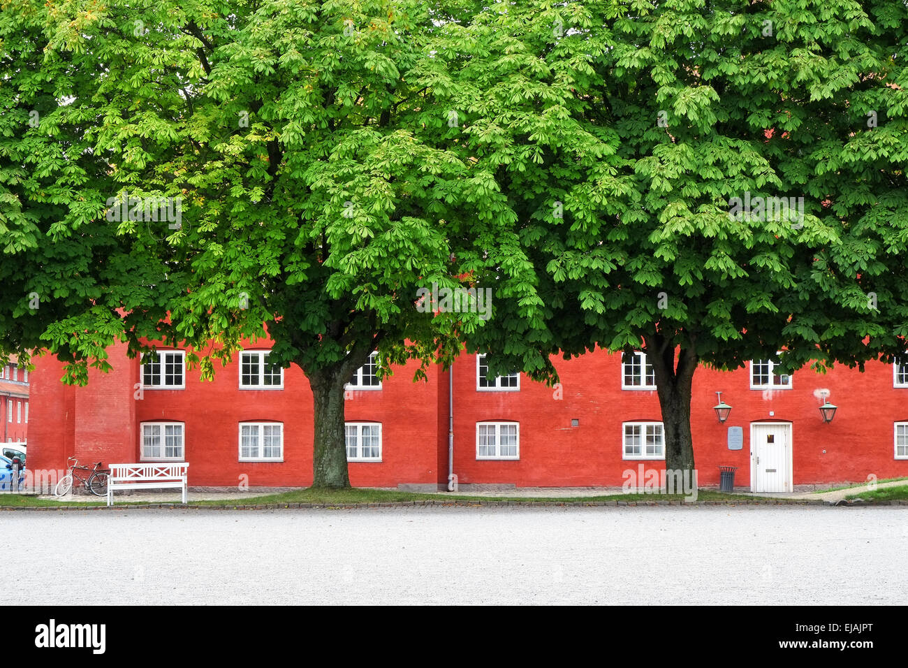 The storehouse in Kastellet, Copenhagen. Stock Photo