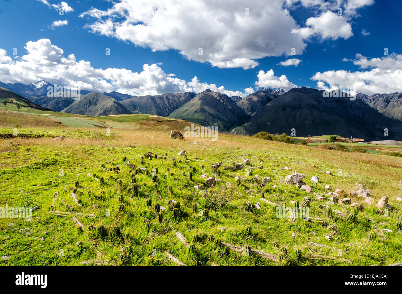 The Andes in Peru Stock Photo - Alamy