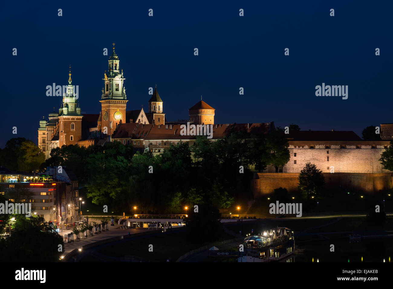 Wawel in Krakow Stock Photo