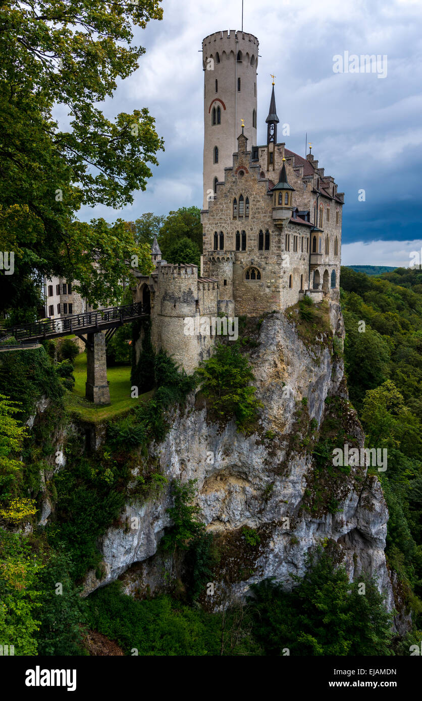 Lichtenstein Castle - Baden-wurttemberg - Germany Stock ...