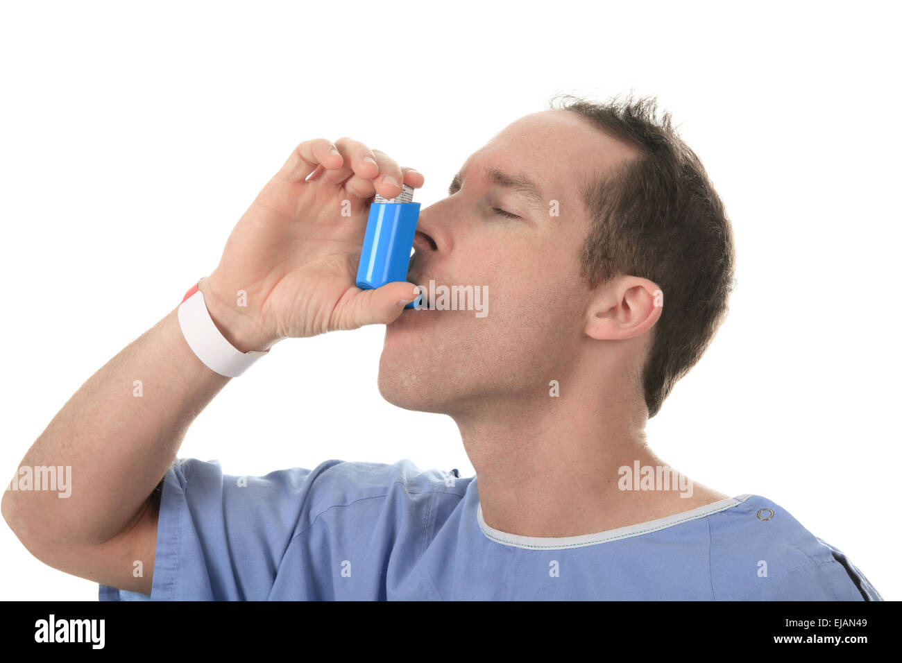 Панель астма. Астматик. Пациент кашляет. Ингалятор астма. Человек задыхается от астмы.