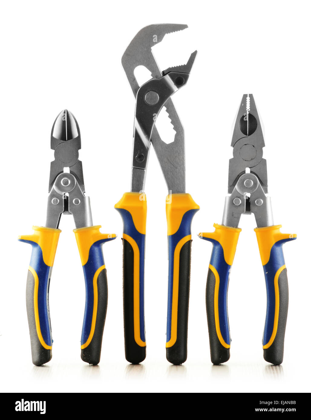 Tools isolated on white background Stock Photo - Alamy