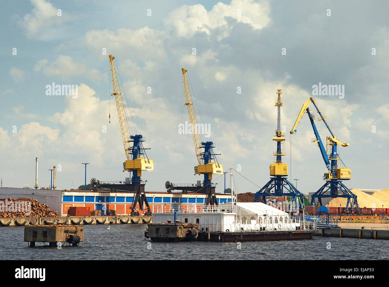 Port Hanseatic City Wismar Germany Stock Photo