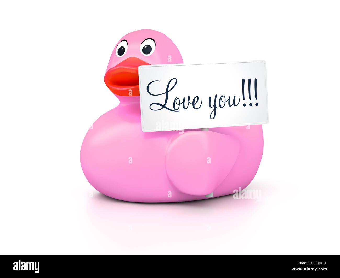 Rubber Ducky Love You Stock Photo Alamy