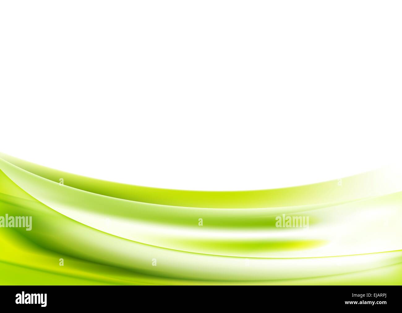 Abstract bright green wavy background Stock Photo - Alamy