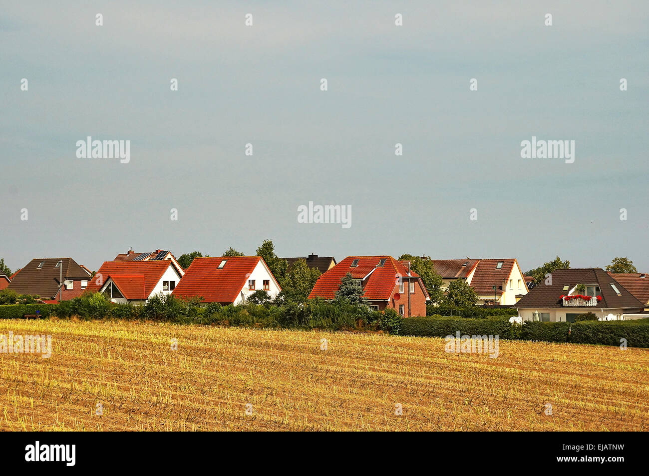 single family houses Stock Photo