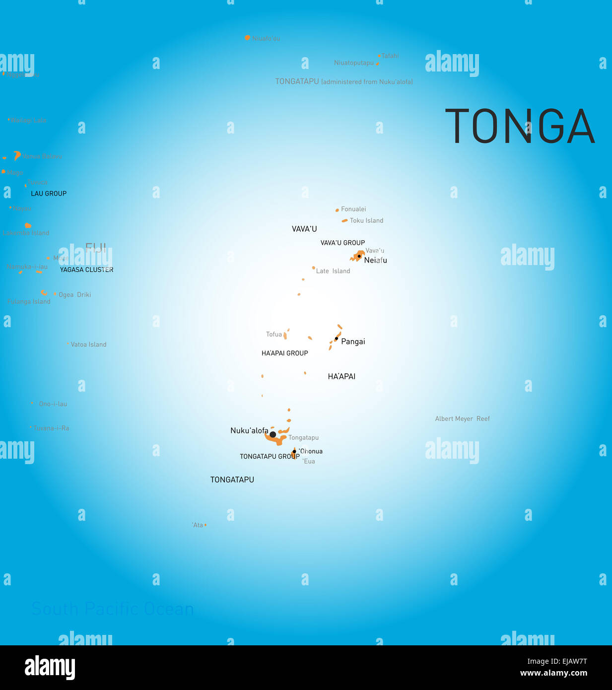 Tonga map Stock Photo Alamy