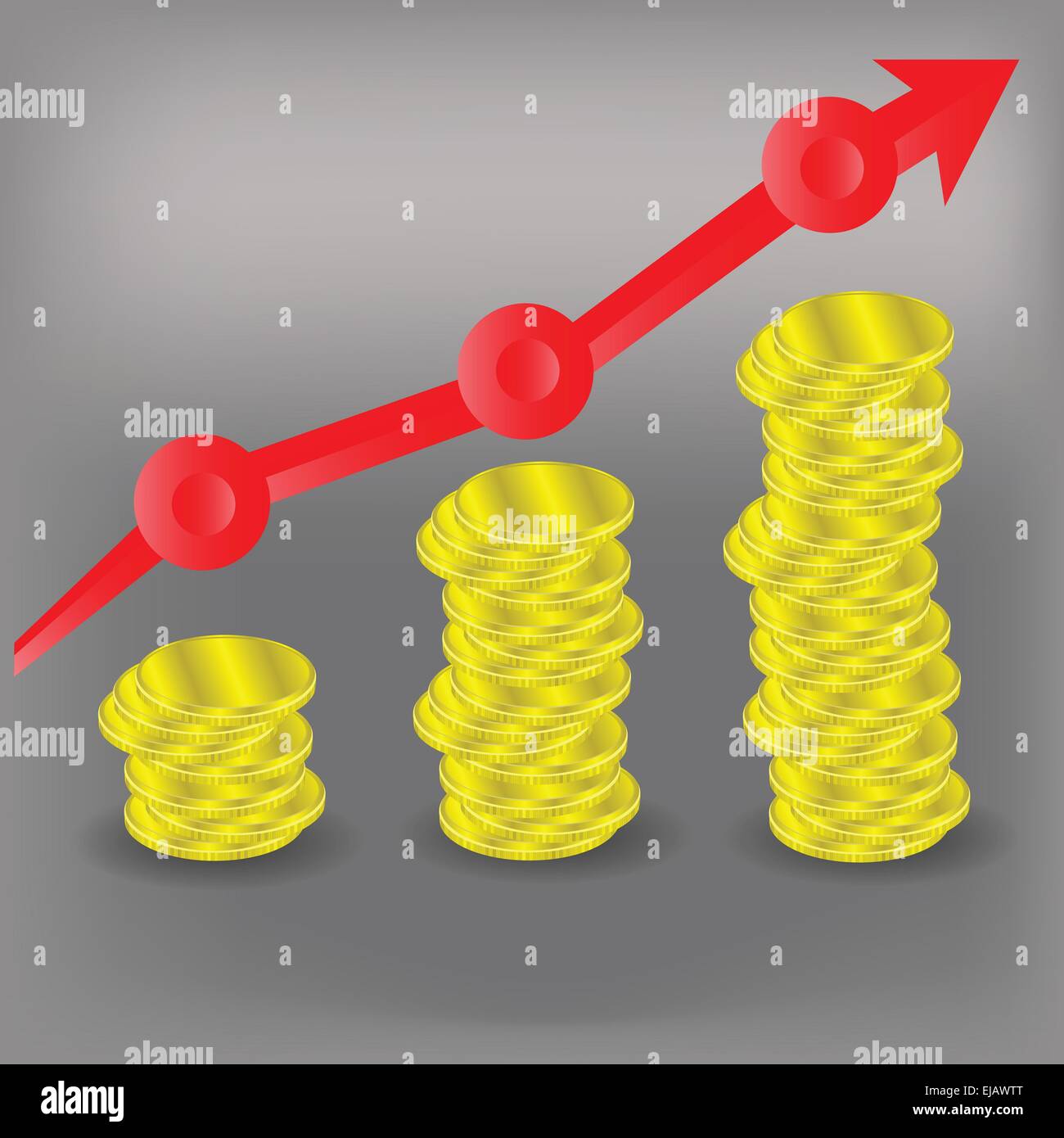 financial bar chart diagram Stock Photo - Alamy
