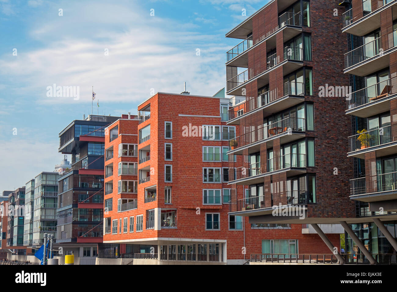 Modern buildings in the Hafencity in Hamburg Stock Photo - Alamy