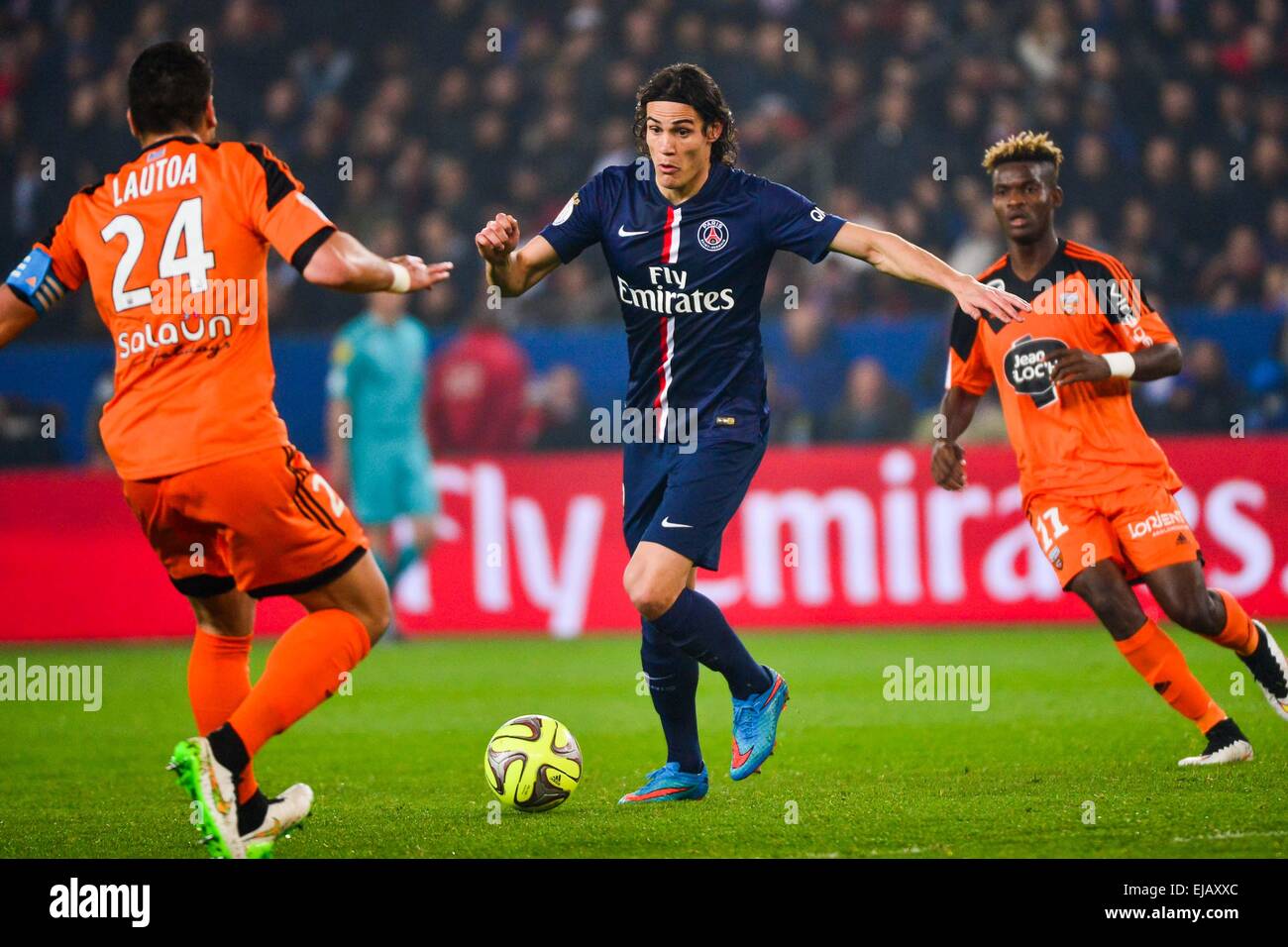 Edinson CAVANI - 20.03.2015 - Paris Saint Germain/Lorient - 30e journee Ligue 1.Photo : Dave Winter/Icon Sport Stock Photo
