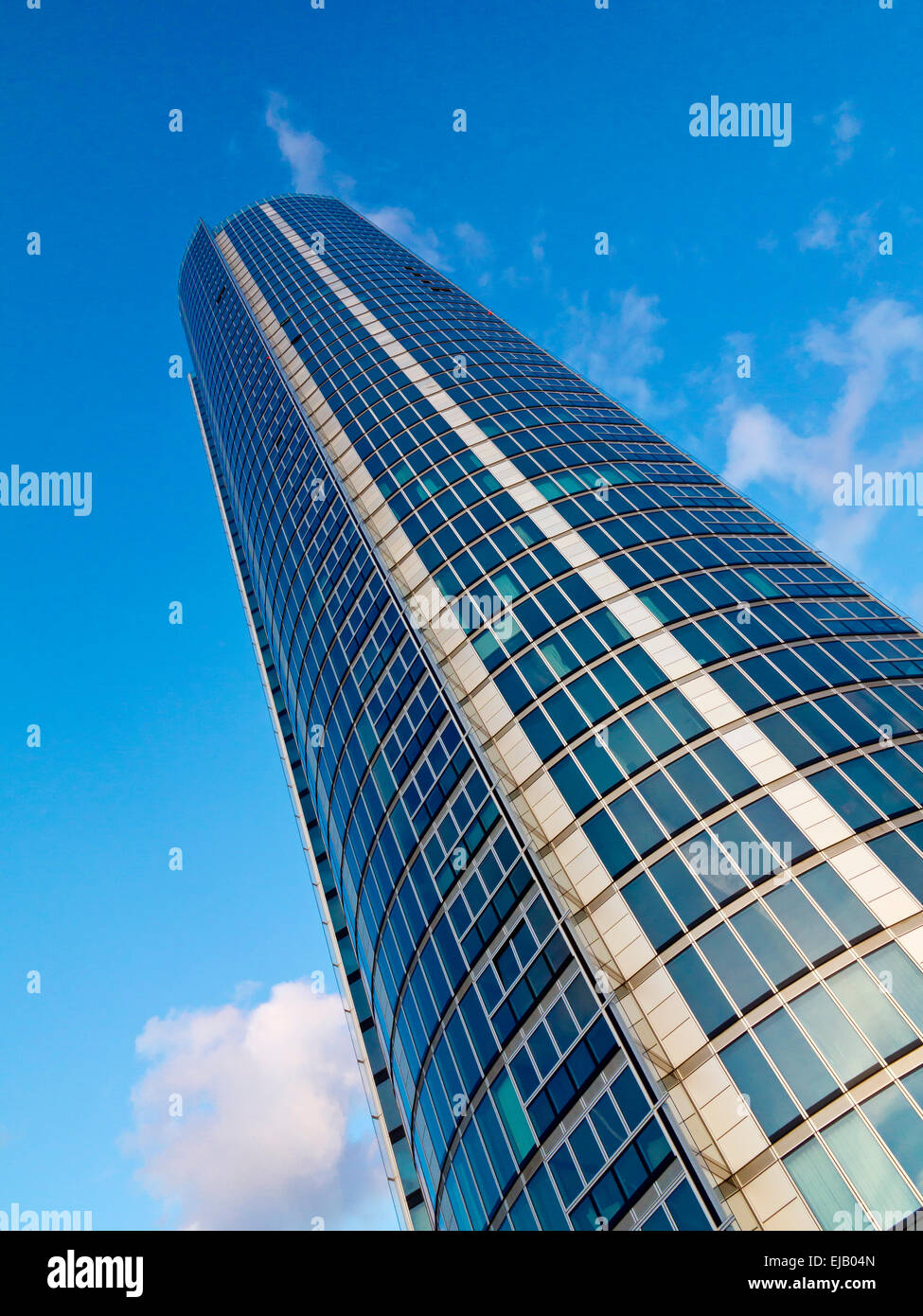 St George Wharf Tower or Vauxhall Tower in London the tallest residential building in the UK  designed by Broadway Malyan Stock Photo