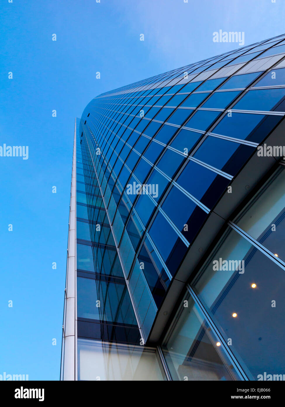 St George Wharf Tower or Vauxhall Tower in London the tallest residential building in the UK  designed by Broadway Malyan Stock Photo