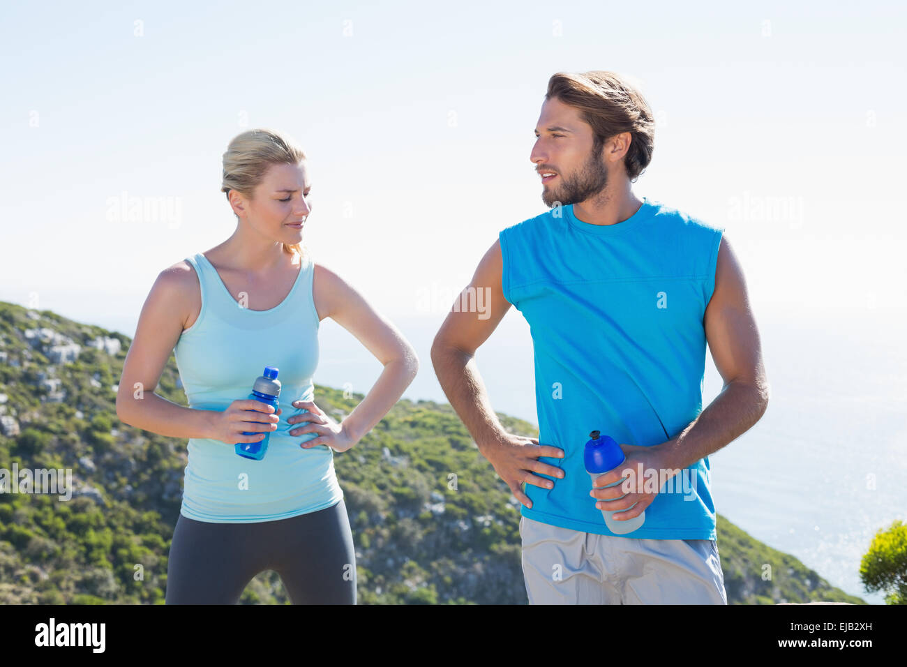 Holding water bottle bottles hi-res stock photography and images - Alamy