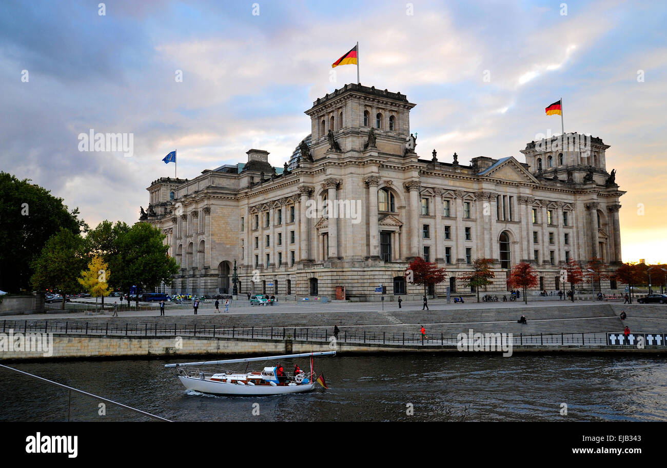 German Parlament Reichstag Stock Photo