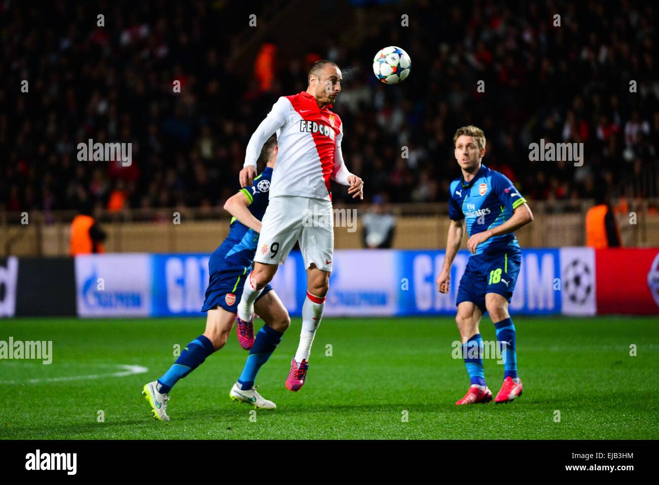 Dimitar BERBATOV - 17.03.2015 - Monaco/Arsenal - 1/8Finale Retour Champions League.Photo : Winter Press/Icon Sport Stock Photo