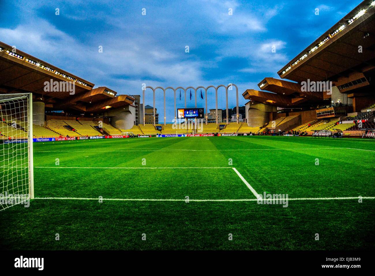 Stade Louis Ii 17 03 15 Monaco Arsenal 1 8finale Retour Champions League Photo Dave Winter Icon Sport Stock Photo Alamy