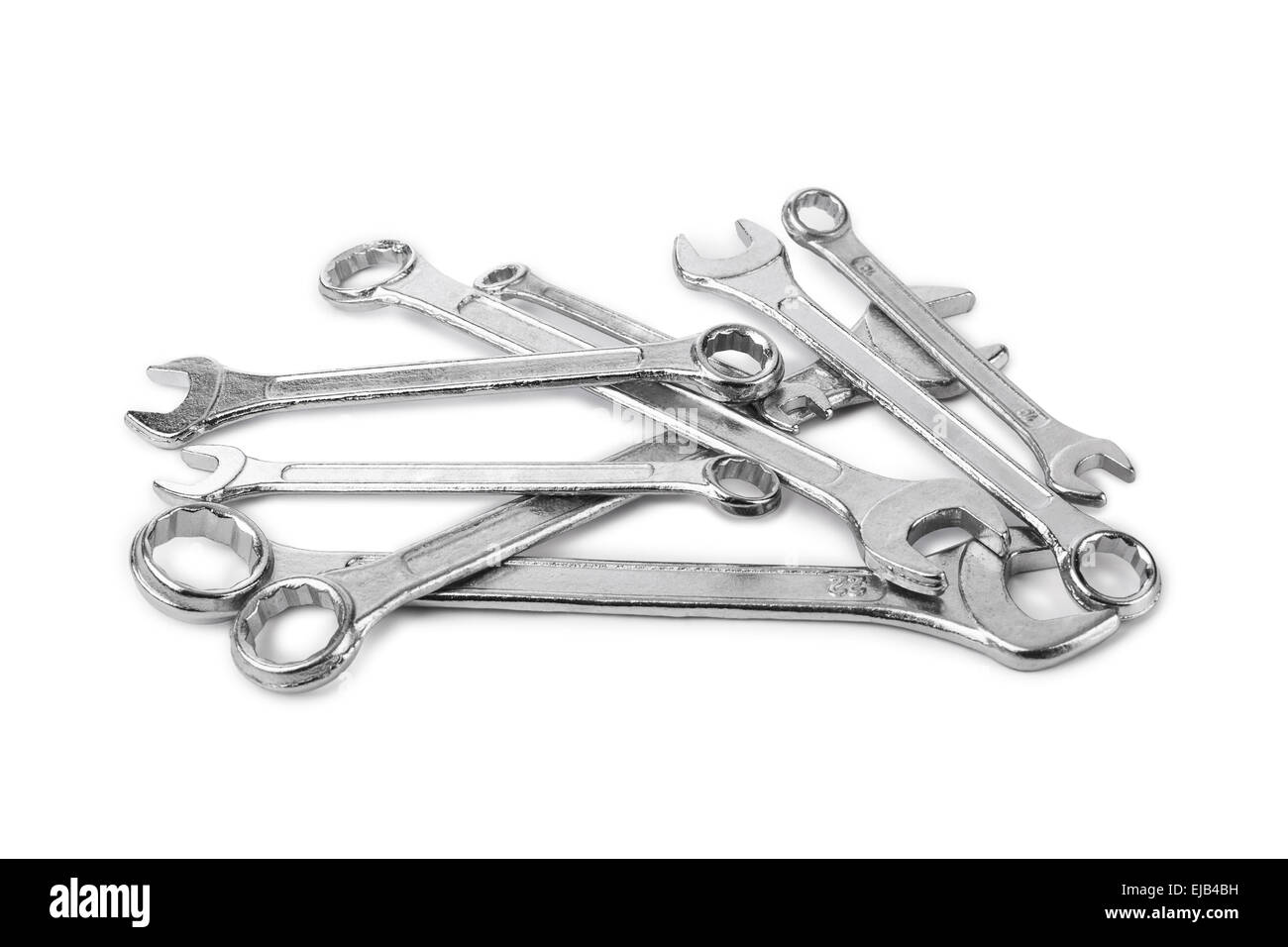 Set of wrenches Stock Photo Alamy