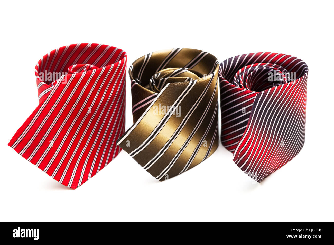 three striped necktie Stock Photo - Alamy