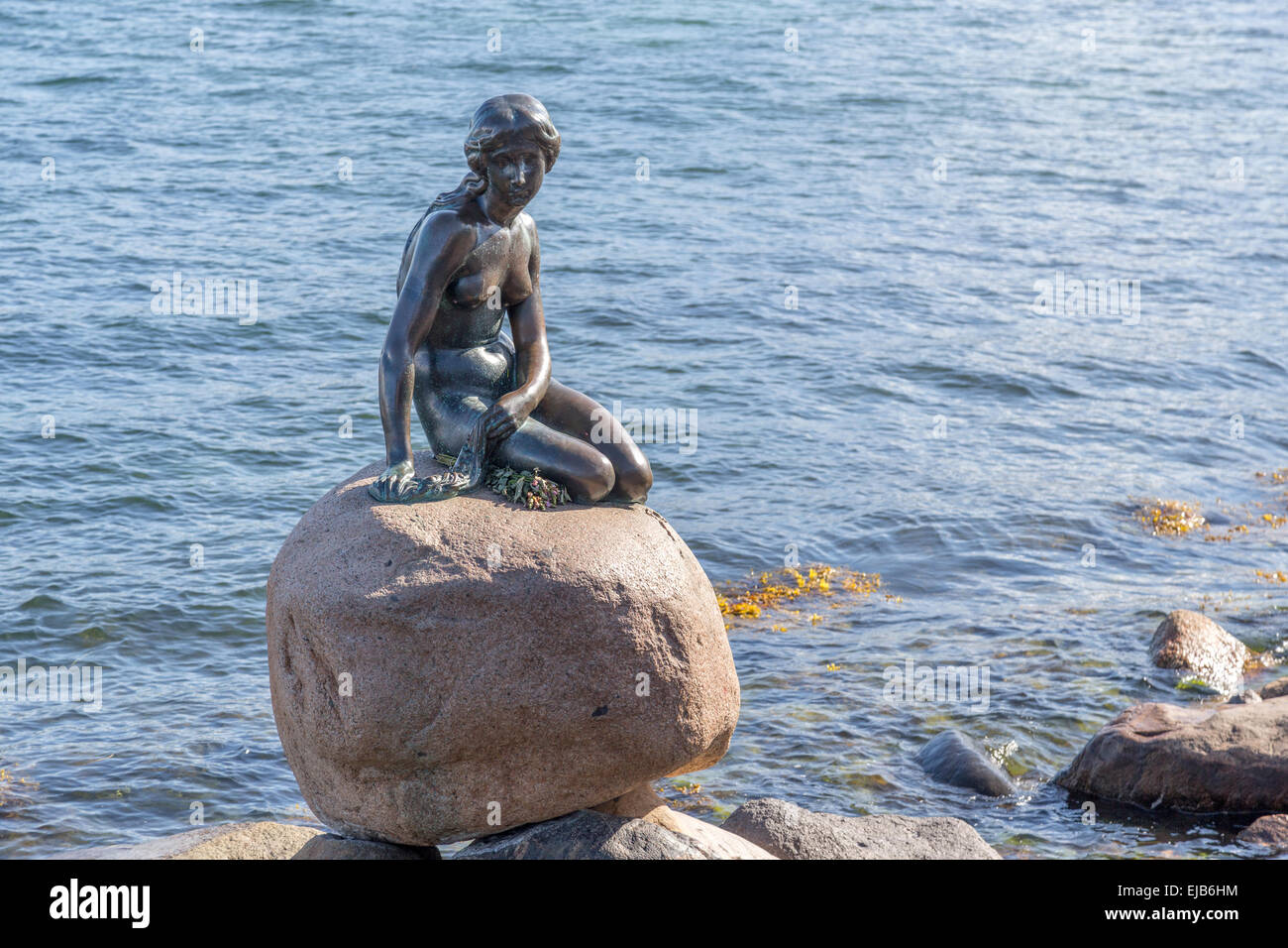 Small harbor Mermaid Stock Photo