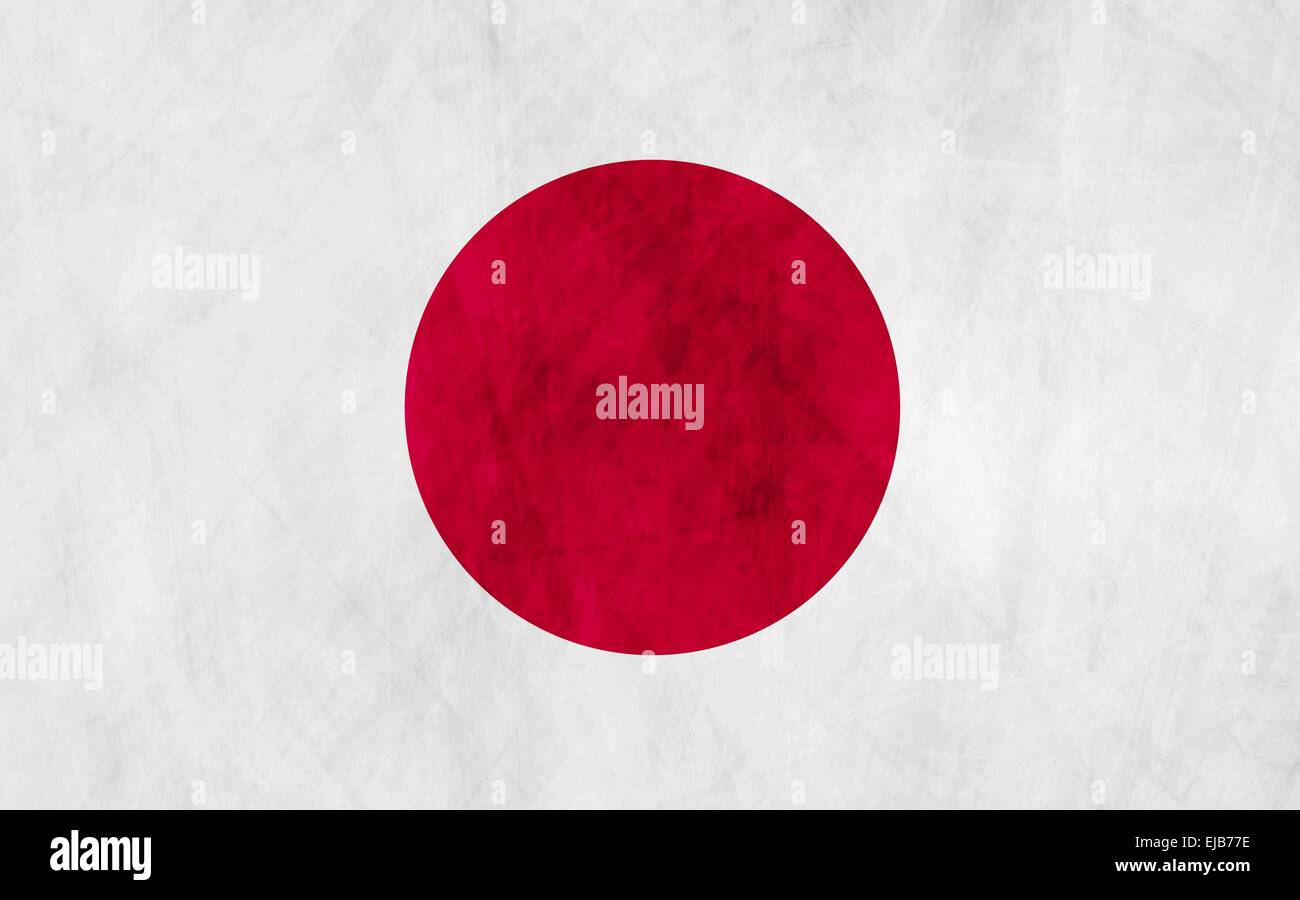 Japanese grunge flag Stock Photo Alamy