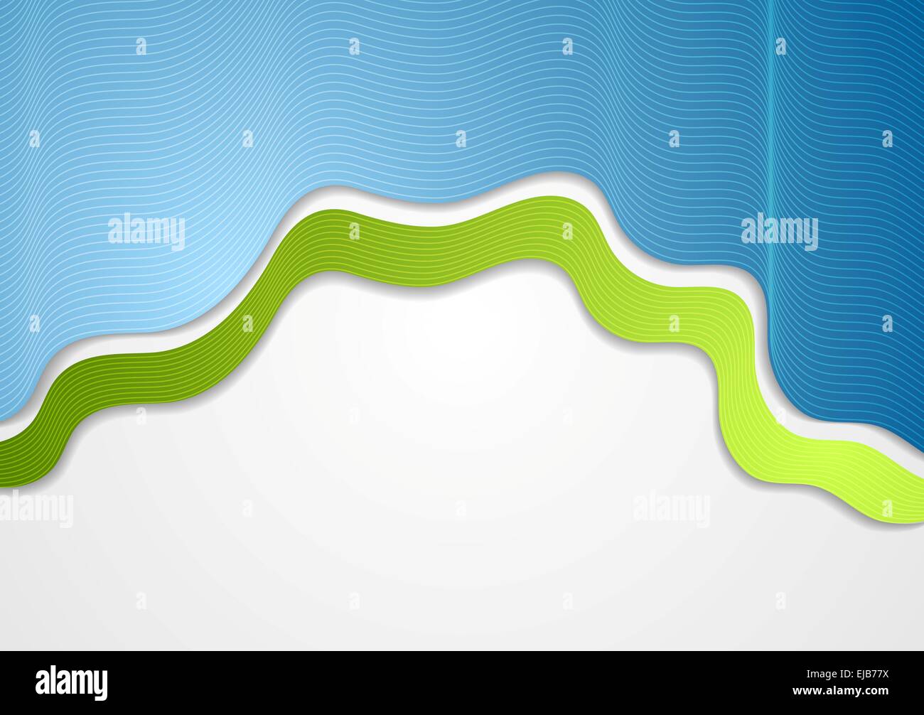 Green blue wavy background Stock Photo - Alamy