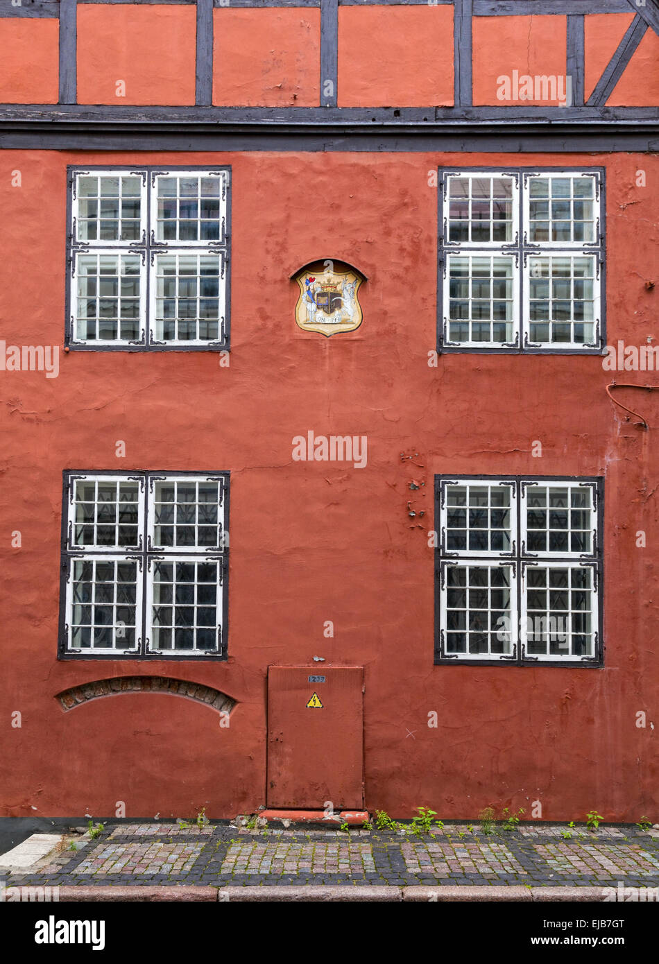 House facade in Riga Stock Photo