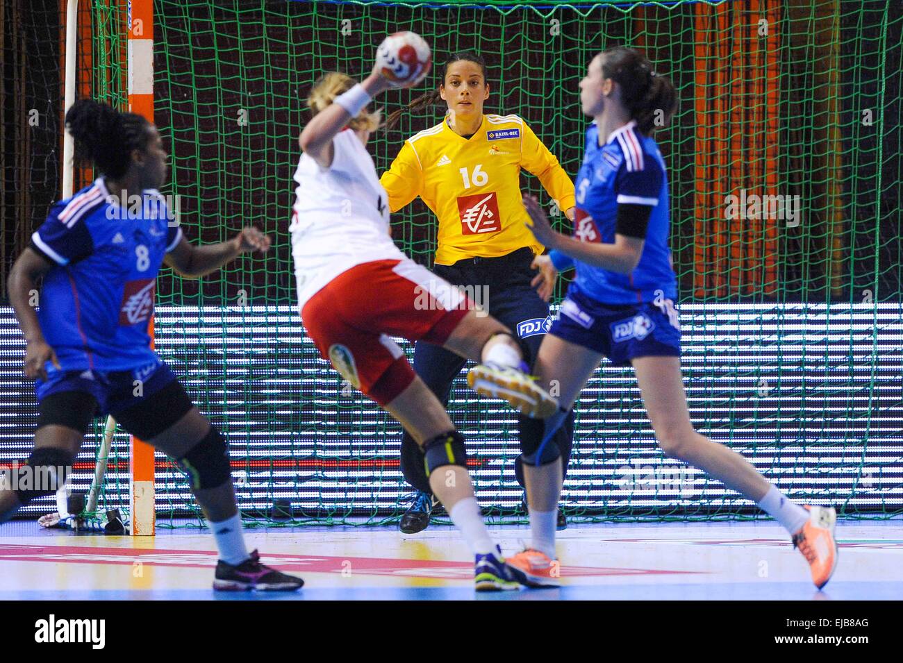 Cleopatre DARLEUX - 19.03.2015 - France/Danemark - Golden League.Photo : Jean Paul Thomas/Icon Sport Stock Photo