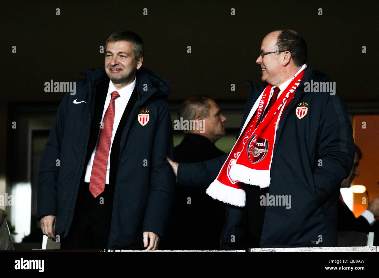 Dimitri RYBOLOVLEV/Prince ALBERT II - 17.03.2015 - Monaco/Arsenal - 1 ...
