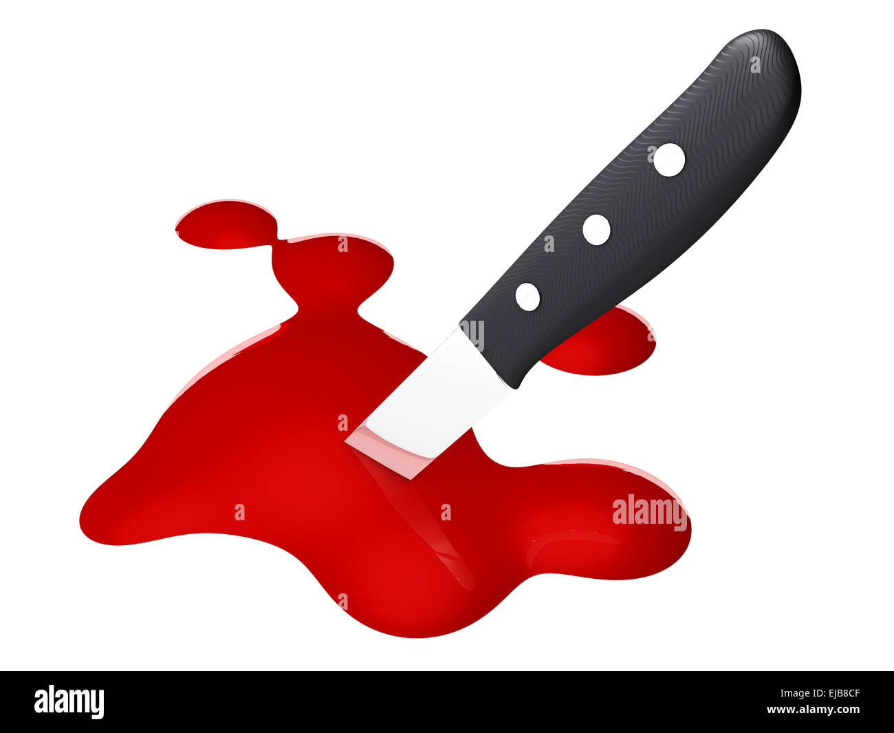 Bloody Knife Stock Photo Alamy