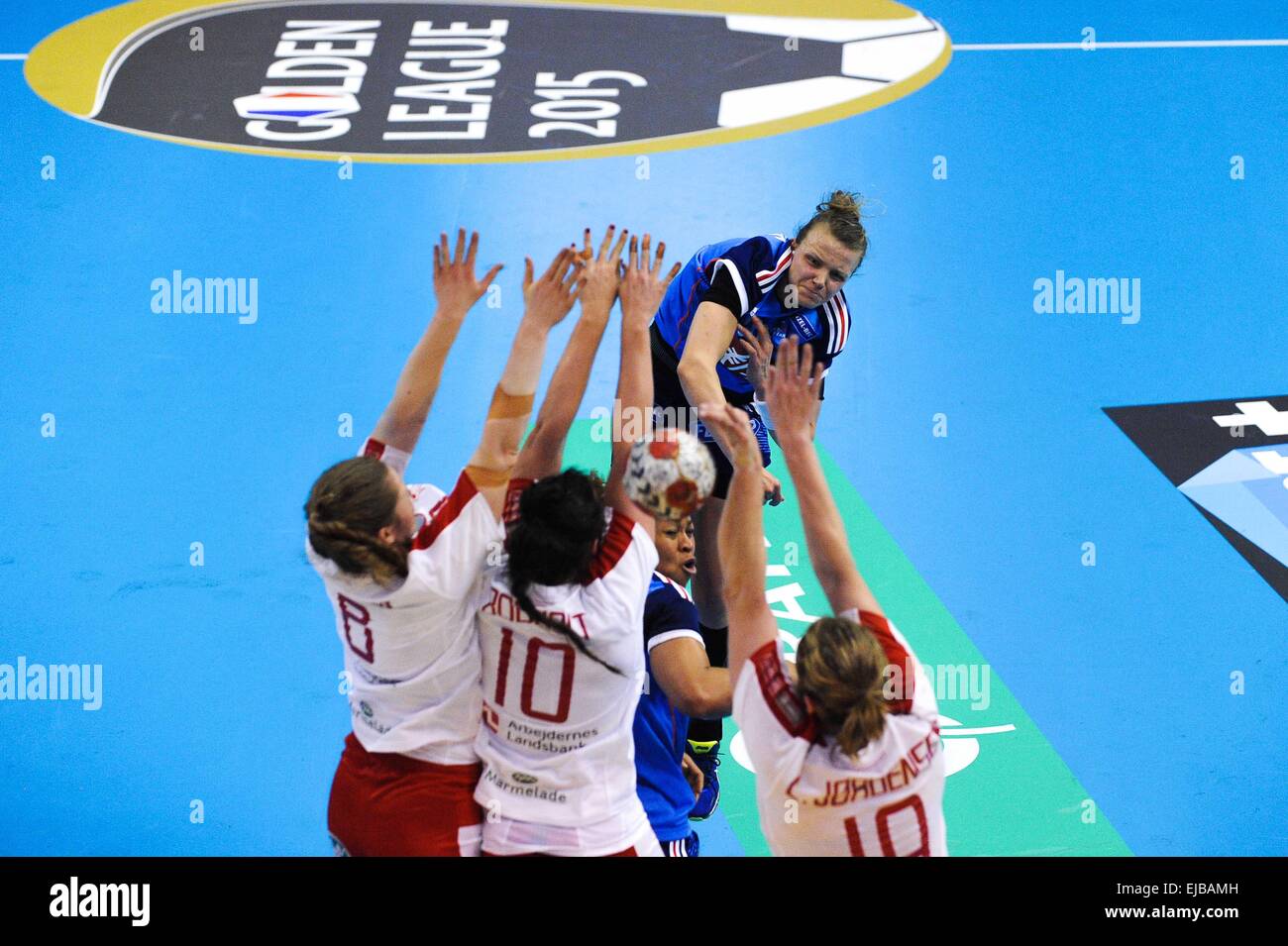 Alice LEVEQUE - 19.03.2015 - France/Danemark - Golden League.Photo : Jean Paul Thomas/Icon Sport Stock Photo