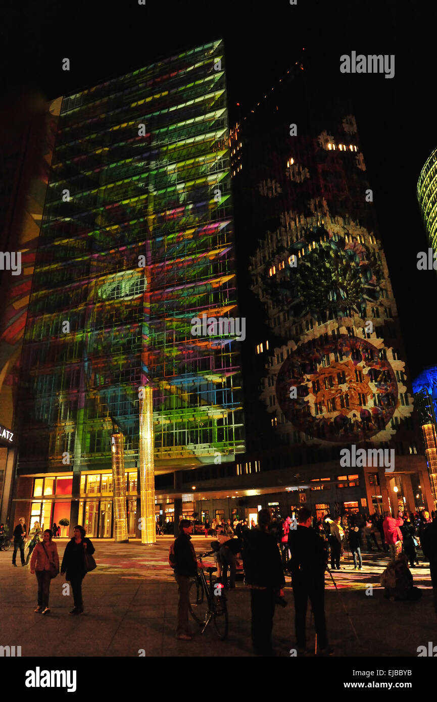 Capital Berlin Germany at night Stock Photo - Alamy