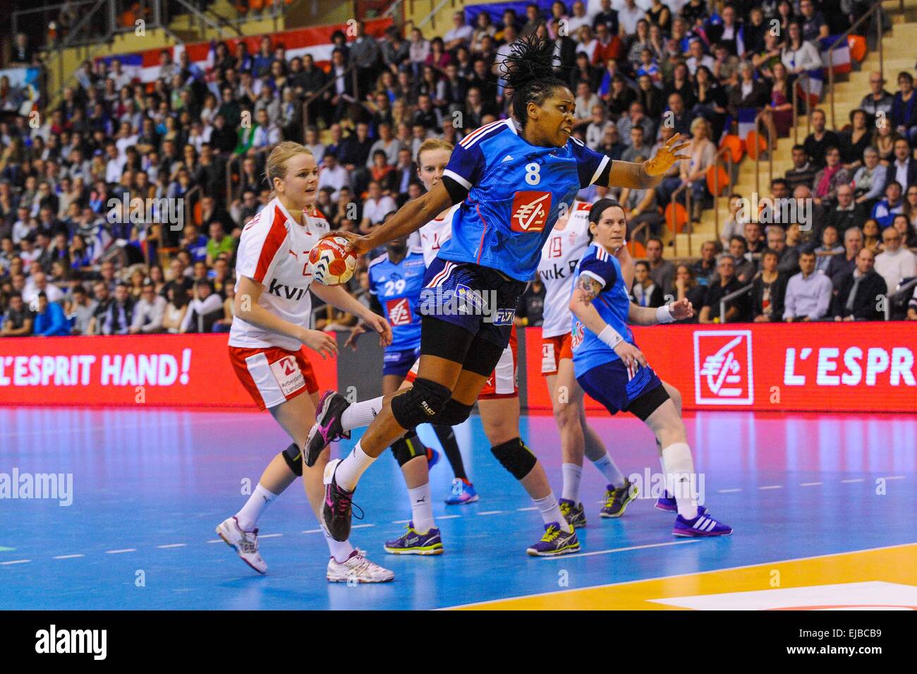 Laurisa LANDRE - 19.03.2015 - France/Danemark - Golden League.Photo : Jean Paul Thomas/Icon Sport Stock Photo